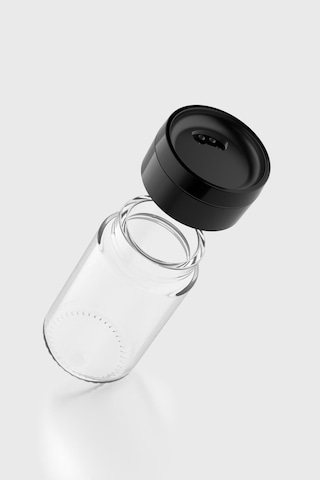 Renga Dorian 105 Ml Siyah Kapaklı Cam Tuzluk 121006 Siyah