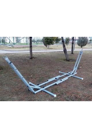 Hamak Ayağı, Katlanır Hamak Ayağı, Taşınabilir Hamak Satandı Gri