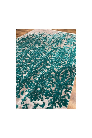 Bamboo 10531a 160x230 Zümrüt Yeşili Halı Yeşil