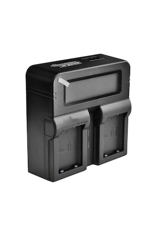 Canon Lp E6 Led Ekranlı İkili Şarj Cihazı Pdx Plus