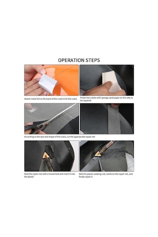 Pazly 100w Plastik Kaynak Makinesi - Profesyonel Araç Tampon Ve Gösterge Paneli Tamir Seti