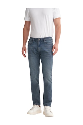 Cazador Erkek Terry Normal Bel Slim Fit Boru Paça Jean Pantolon Koyu Gri