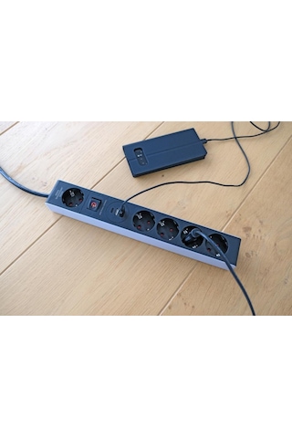 Brennenstuhl Eco Serisi 5 Soketli 1,5 Metre Kablolu 1 Type-c+2 Usb Şarj Özellikli Priz
