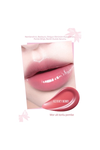 Clıo Glaze Lip Serum 02 Juicy Berry