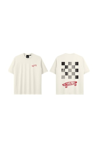 Full Deck Ss Tshirt Erkek Beyaz T-shirt - Vn000t6v Beyaz