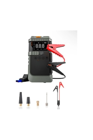 12000 Mah Akü Takviye & Hava Kompresörü 1200a Güç 150 Psı