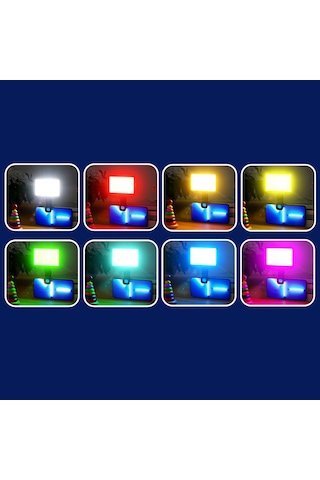 Jmary Fm-150rgb Rgb Led Telefon-kamera Üstü Aydınlatma Işığı Siyah