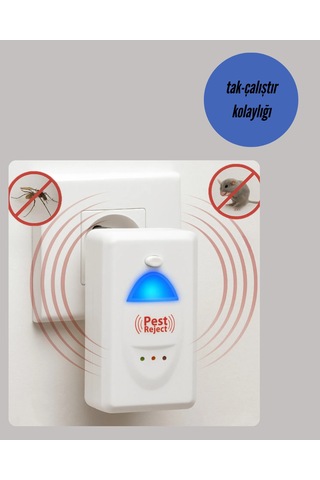 Ultrasonik - 259 - Haşere Kovucu Cihaz 150 M2 - Csmo-tex - Etki Alanı
