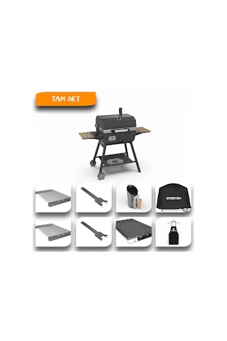 Ateşten Midi Tam Set Barbekü Mangal