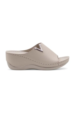 Muya Perla 31148-045 Anatomik Taban Kadın Terlik Krem 36-40 Krem