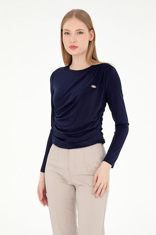 U.S. Polo Assn. Kadın Lacivert Bisiklet Yaka Sweatshırt 50291561-VR033