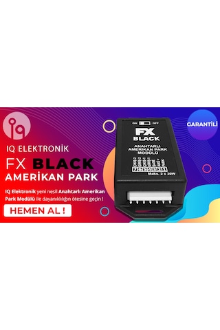 Iq Ayarsız Anahtarlı Amerikan Park Modulü Fx Black
