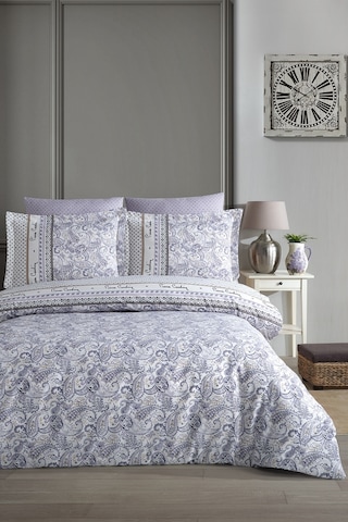 Pierre Cardin Ranforce Nevresim Takımı Çift Kişilik Etnic İndigo Indigo