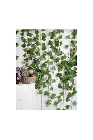 Yeşil Yapraklı Yapay Sarmaşık 230 Cm X 5 Dal Yeşil Yeşil Yeşil Yapraklı Yapay Sarmaşık 230 Cm X 5 Dal Yeşil Yeşil