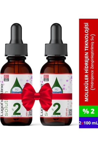 Lugol İyot Çözeltisi %2 Roll-On 2 x 100 ML