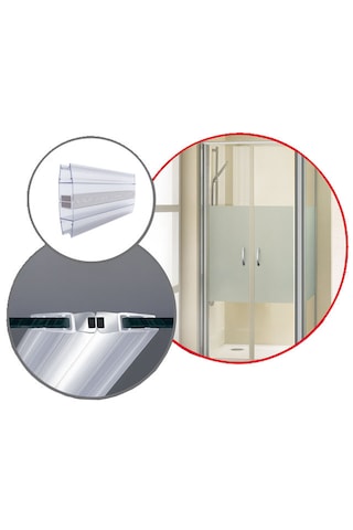 Ayrıntıshop Duşakabin Mıknatıs Fitili 1 Takım 2 Adet 6-8mm Şeffaf