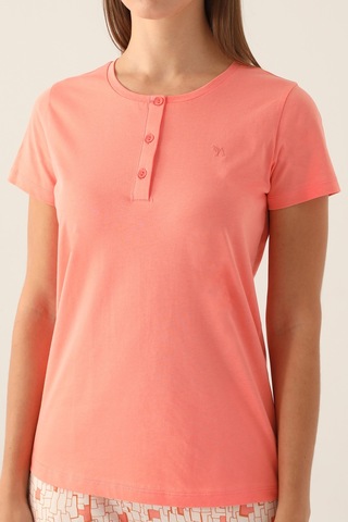 Arnetta 2891 Kadın Kısa Kol Pijama Takımı Somon