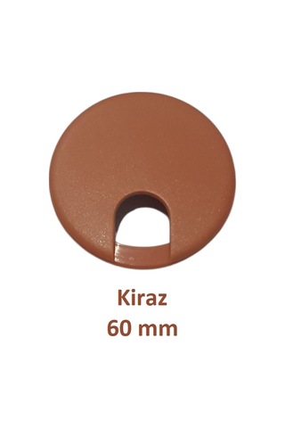 Masa Üstü Kablo Kanalı Deliği Kapağı, Kiraz, Masa Kapağı, 6 Cm