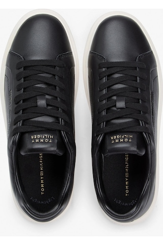 Tommy Hilfiger Icon Court Hafif Parlak Kadın Siyah Sneaker Fw0fw08949bds Siyah