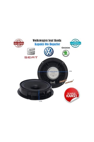 Ayt Volkswagen Seat Skoda 16cm  Yuvalı Hoparlör 16cm 1 Ade