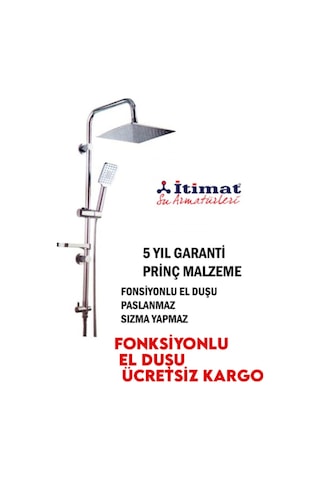 Itimat Delta 400d Çift Başlı Sürgülü Duş Seti