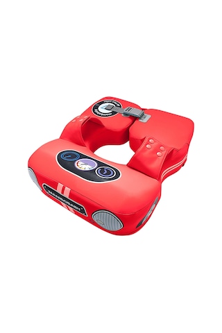 Mambobaby Araba Şekilli Bebek Yüzme Şamandırası Şişme Mt3129r Kırmızı