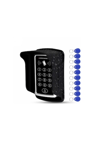 Sonex Rfid Şifreli Kapı Kilidi + Su Geçilmez Koruyucu Kılıf  + 10 Tag