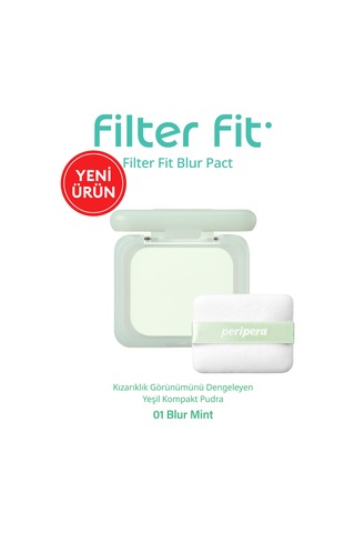 Perıpera Filter Fit Blur Pact 01 Blur Mint
