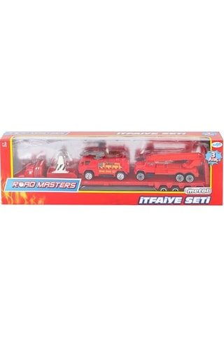 Road Master Metal Tırlı Ve Söndürücülü İtfaiye Seti