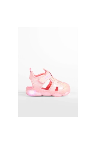Vicco Monrovia Işıklı Kız İlk Adım Pembe Sandalet Pembe