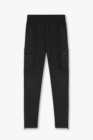 Represent Mat Teknik Stretch Pamuklu 247 Erkek Cargo Pantolon - Su Geçirmez Özellik Siyah