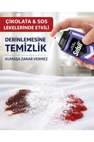 4x Leke Çıkarıcı Sprey Kumaşlarda Yağ Ve İnatçı Lekeler İçin Pratik Çözüm
