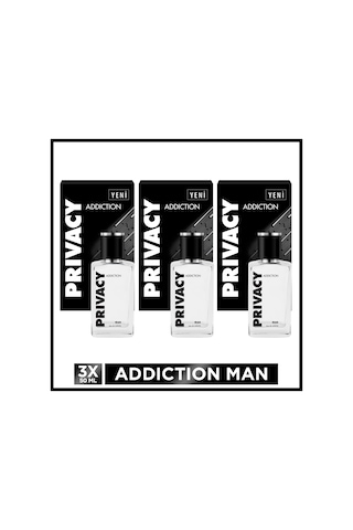 Privacy Man Addiction Erkek Parfüm EDT 3 x 50 ML