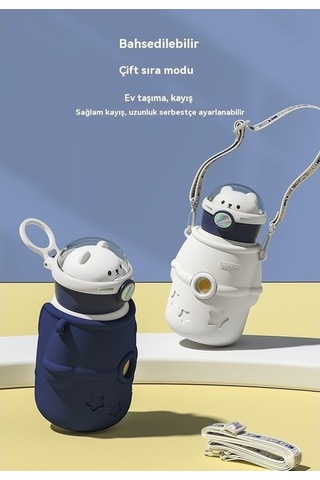 Didadodo Mavi Termos Sporcu Paslanmazçelik Bardak Bj Mavi, Büyük Ev Bardağı Mavi