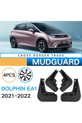 Anjiexun Byd Dolphin Ea1 2021-2022 Çamurlukları İçin 4 Adet Araba Çamurlukları