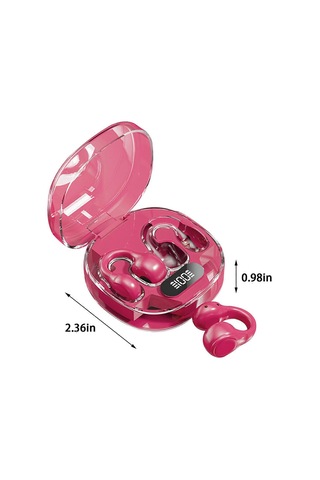 Bluetooth 5.3 Kablosuz Kulaklık Şeffaf Şarj Kutusu Stereo 0001