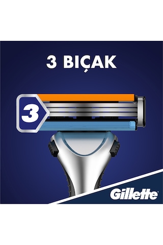 Gillette Sensor3 Tıraş Makinesi + Yedek Bıçak 6'lı