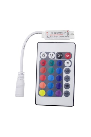 Led Rf Kumandası Rgb 12V 24 Tuşlu Kontrol Ürün 12 Amper