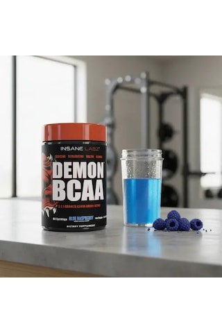 Insane Labz Demon Bcaa Powder 2:1:1 60 Servings - Blue Rasperry
