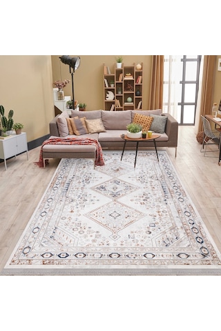 İpek Halı Vales 7811a Modern Salon Halısı Krem