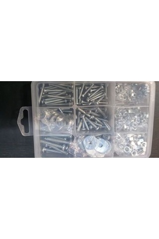 360 Parça Metrik Somunlu Pullu Vida Seti