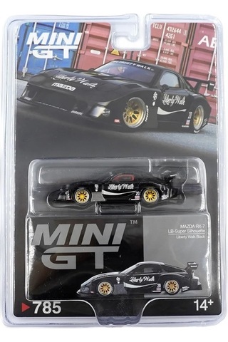 Mini GT 1/64 MAZDA RX-7 LB-Super Silhouette Liberty Walk Black Blister Paket 785Mini GT 1/64 MAZDA RX-7 LB-Super Silhouette Liberty Walk Black Blister Paket 785