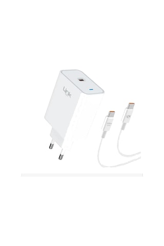 Linktech T463e Eco 45w Turbo 67-120w Type-c To Type-c Kablolu Şarj Aleti -