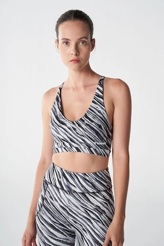 Hummel Kadın Büstiyer Siyah - Beyaz 911787-2001 Hmlcaky Bra 24yw61000072 W610094 Siyah - Beyaz