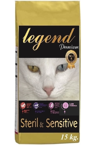 Legend Kuzu Etli Kısırlaştırılmış Yetişkin Kedi Maması 15 KG Legend Kuzu Etli Kısırlaştırılmış Yetişkin Kedi Maması 15 KG