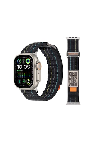 Wearfitpro Apple Uyumlu Watch Ultra 2, 3, 8, 9, 10 Focus Trail Loop Akıllı Saat Kordonu - Kayışı 45-49mm