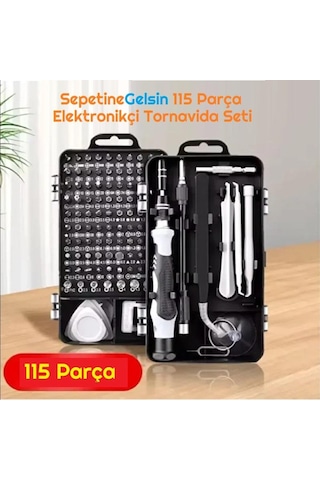 Sepetinegelsin 115 Parça Elektronikçi Tornavida Seti