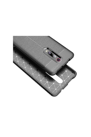 Apsuwa Xiaomi Mi 9t Kılıf Niss Deri Dokulu Silikon
