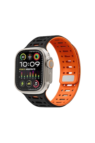 Apple Uyumlu Watch Ultra / Watch Ultra 2 49mm Kordon Yumuşak Soft Silikon Kayış Kordon