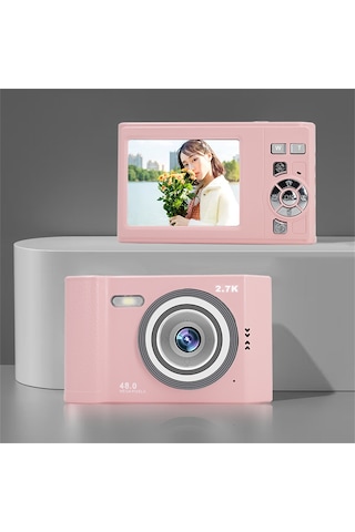 Ac06c Öğrenciler 2,8 İnç Ccd Retro Dijital Kamera Hd 16x Yakınlaştırma 48mp Video Kaydedici